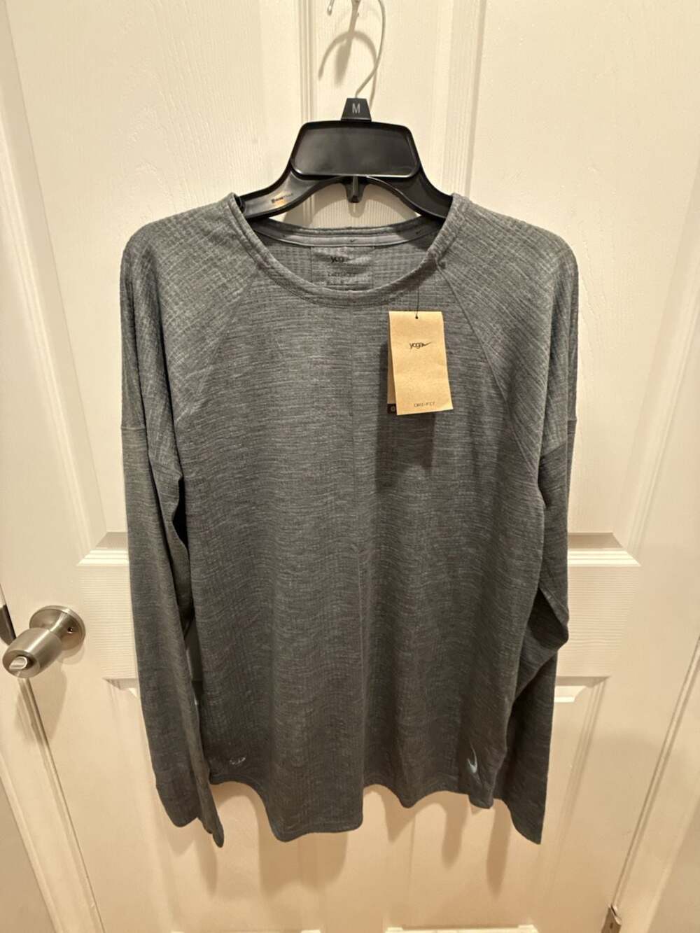 Nike Yoga Dri-FIT Long Sleeve Crew Neck Top